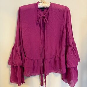 Saks Fifth Avenue 100% Silk Shirt